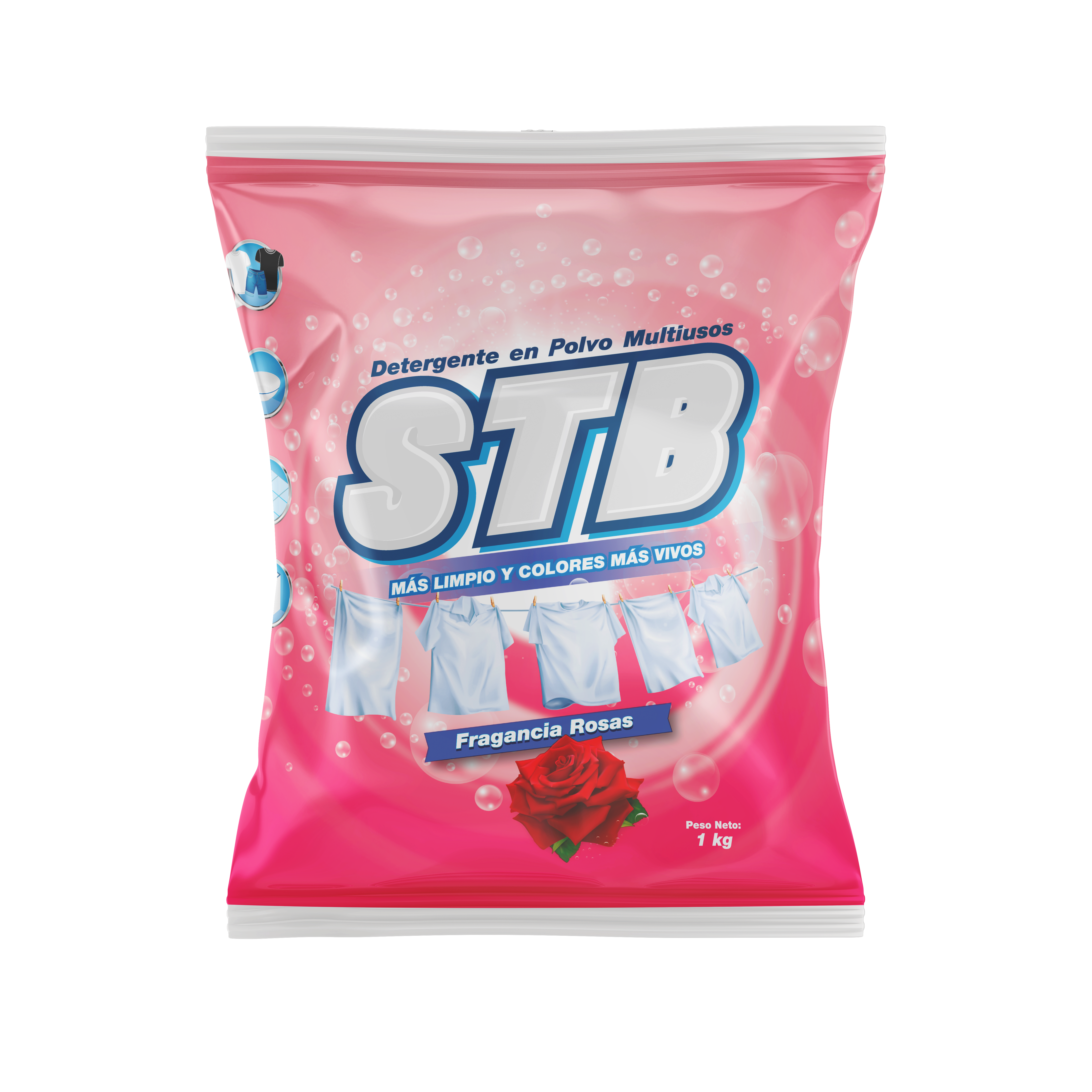 STB – Bột giặt – Hoa hồng – 1kg