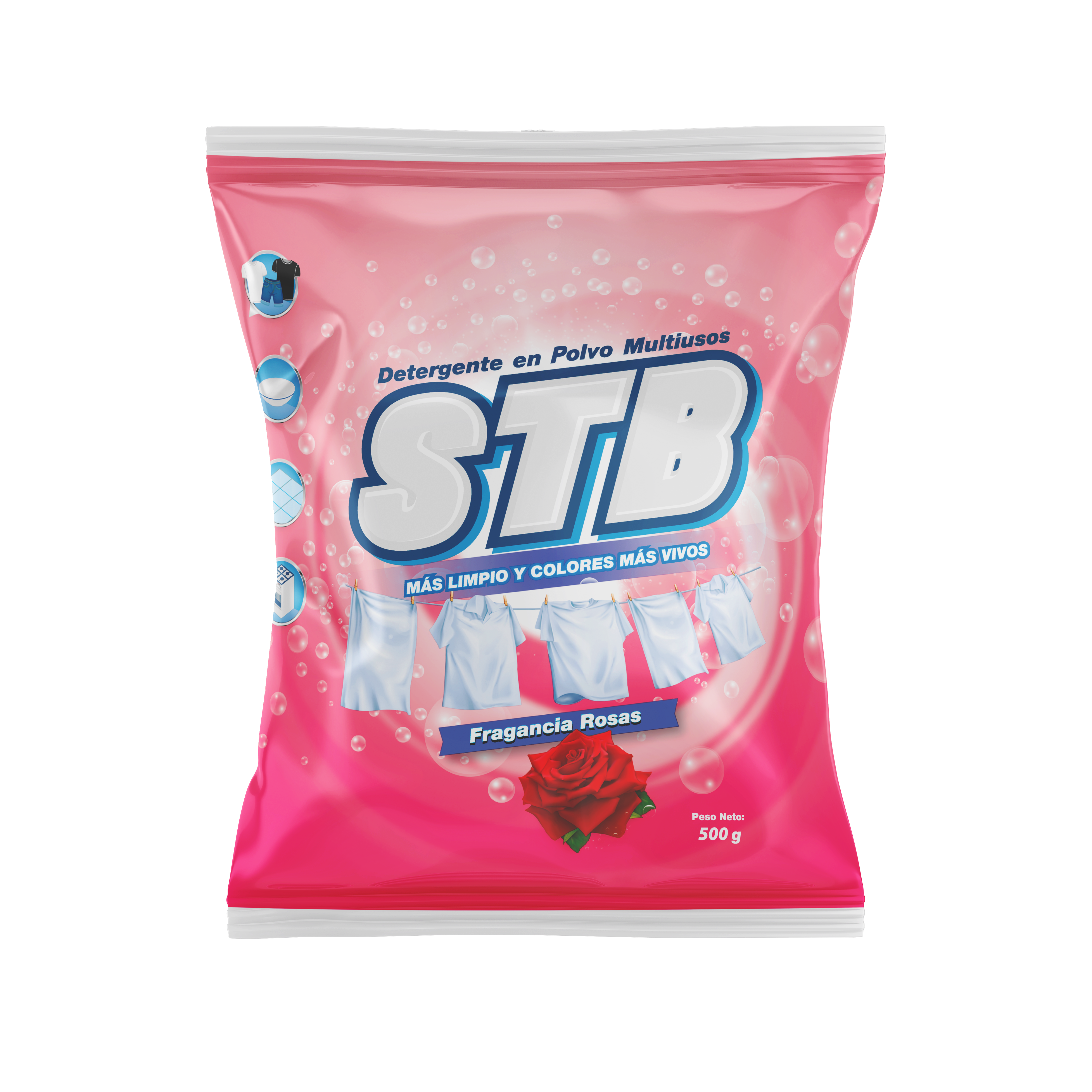 STB – Bột Giặt – Hoa hồng – 500g