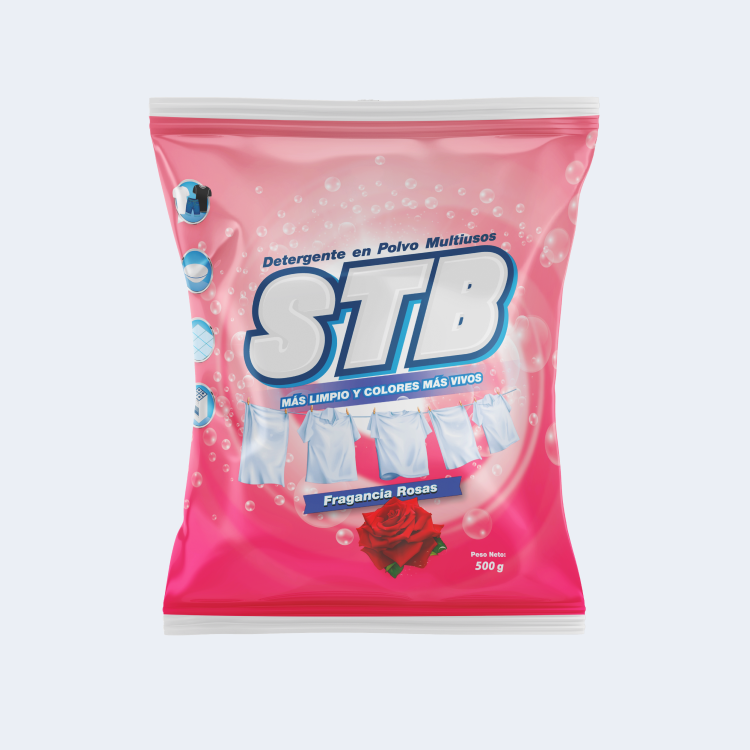 STB – Detergente en polvo multiusos – Rosa – 500g