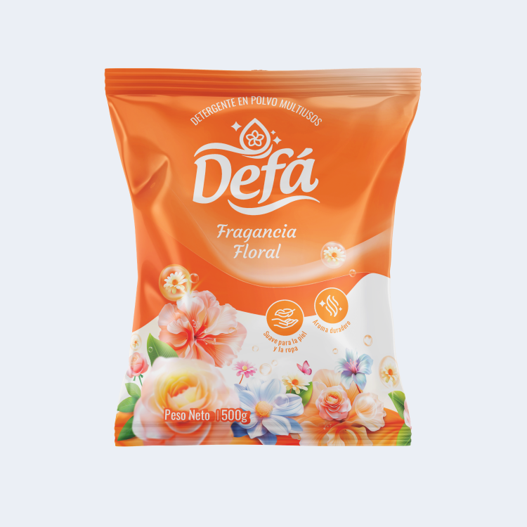 Defá – Detergente en polvo multiusos – Floral – 500g