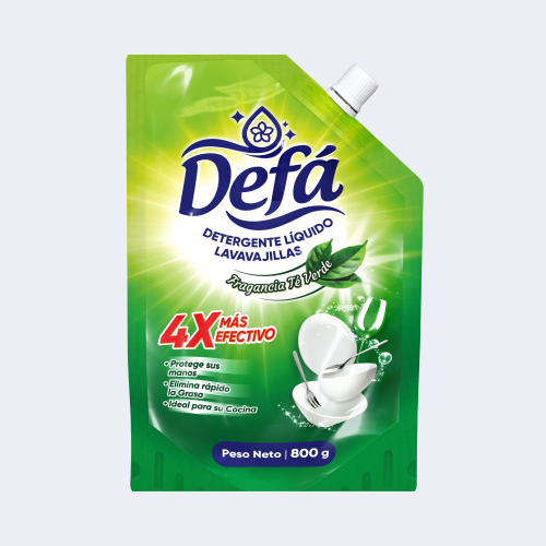 Defa – Nước rửa chén – Trà Xanh – 800g