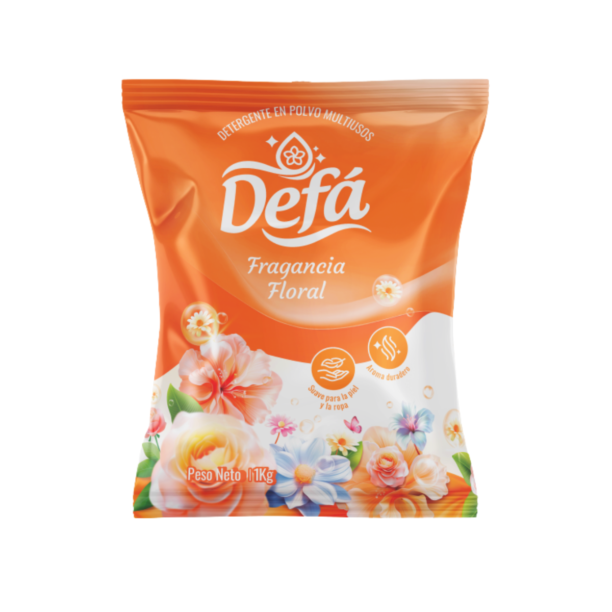 Defá – Detergente en polvo multiusos – Floral – 1kg
