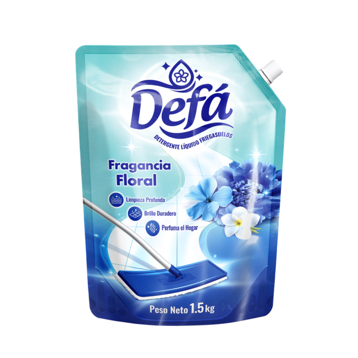 Defá – Detergente líquido friegasuelos – Floral – 1.5kg