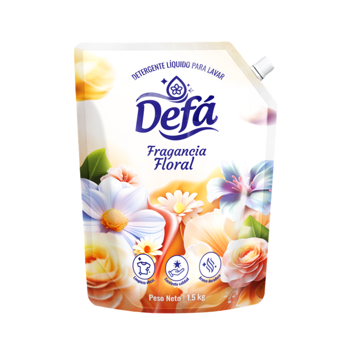 Defa – Nước Giặt – Hương Hoa – 1.5kg